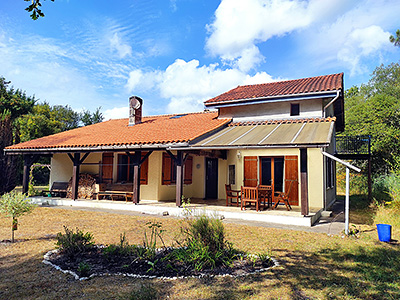 Haus Bancalet: Die Südseite des Hauses