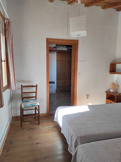 Haus Bancalet: Das Schlafzimmer im Westflügel