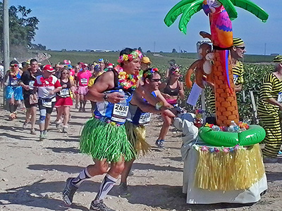 Impressionen vom Médoc-Marathon