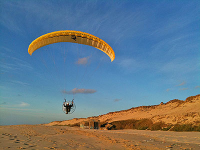 Paragliding – mit Motor …