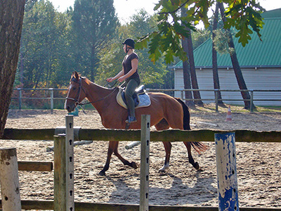 Reitunterricht bei Christelle